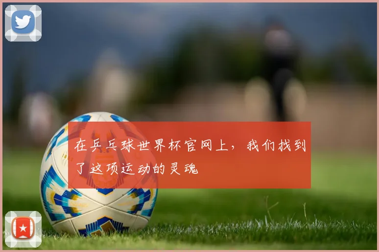 在乒乓球世界杯官网上，我们找到了这项运动的灵魂